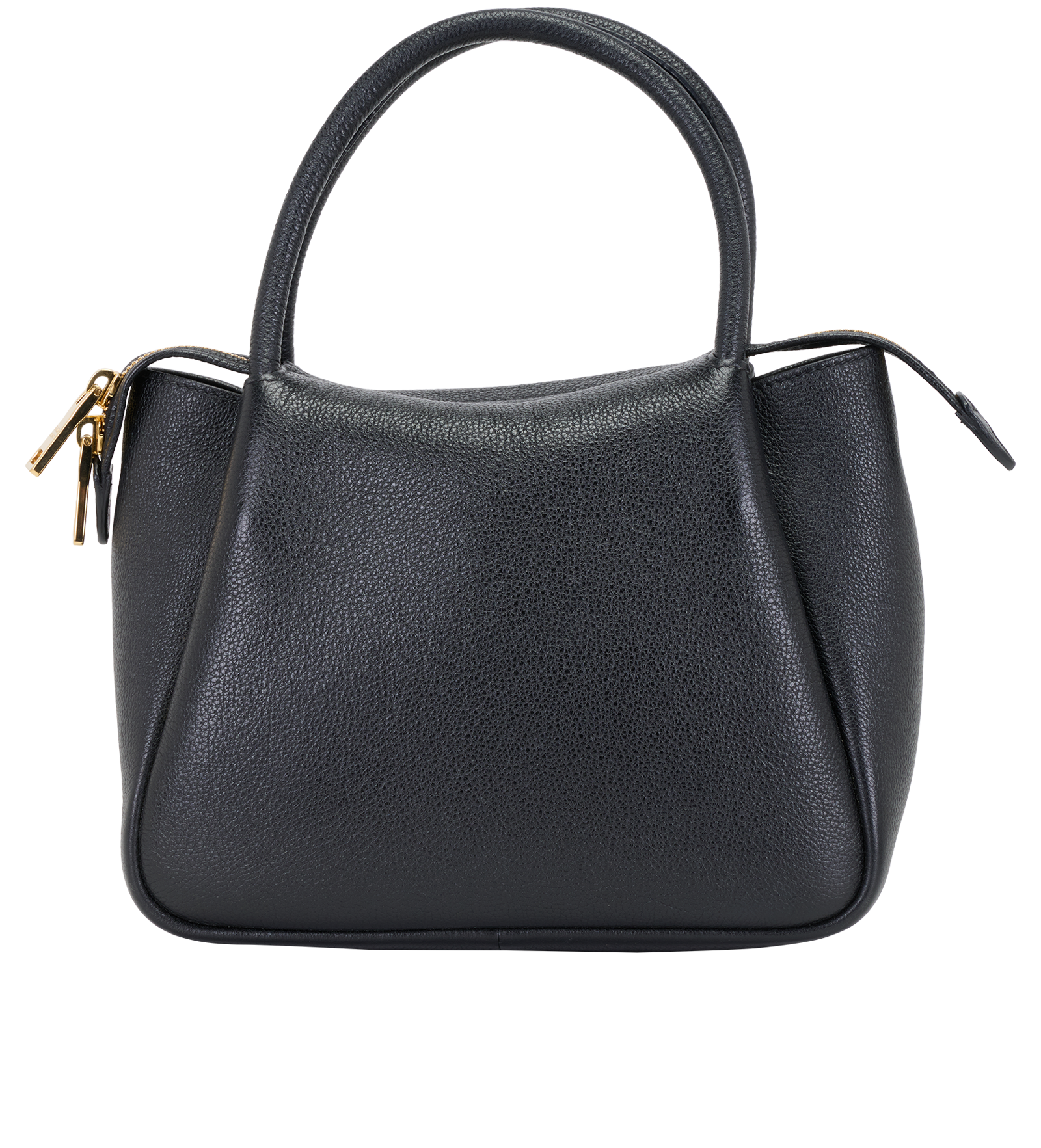 Top Handle Bag, &pound;1,200, Handbags, Black, Leather, Back view